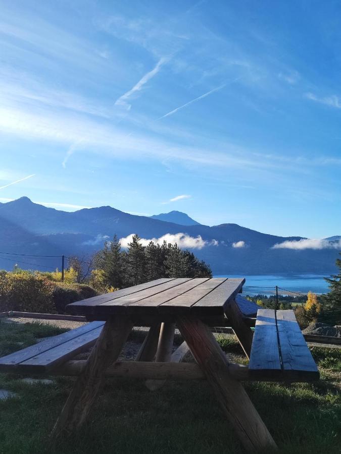 Chambre Vue Lac Av Piscine Prunières Kültér fotó