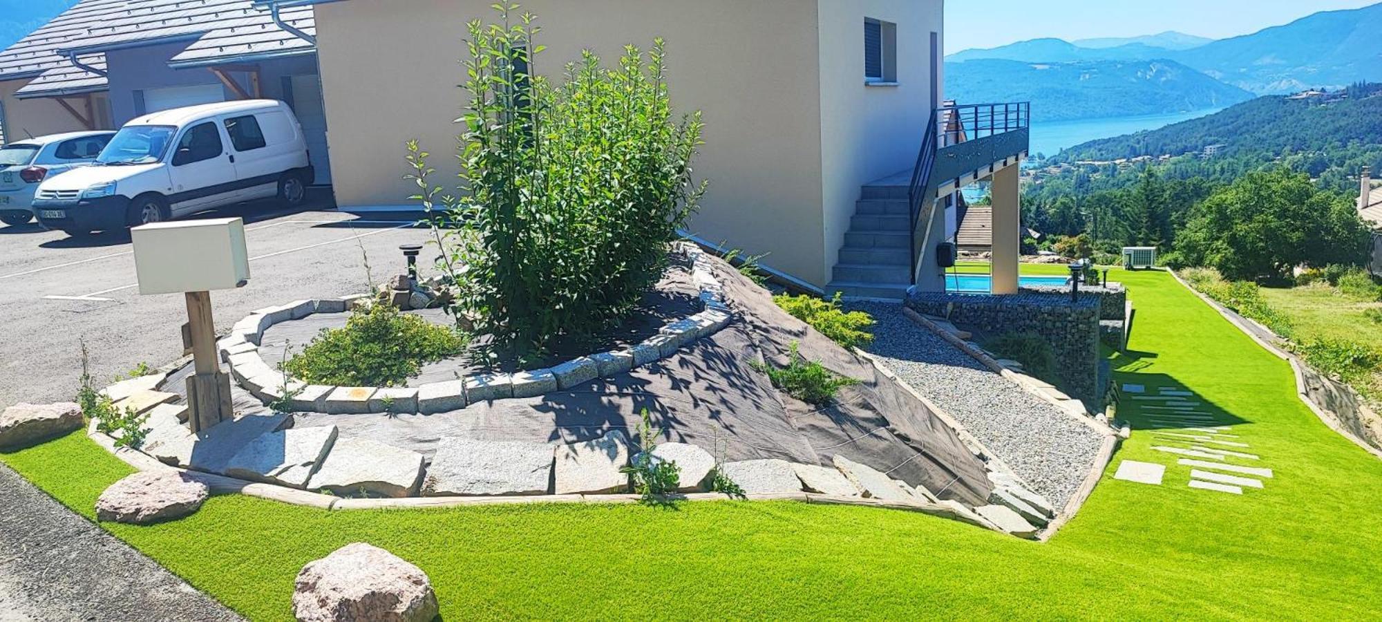 Chambre Vue Lac Av Piscine Prunières Kültér fotó